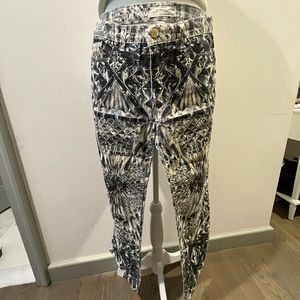 Roberto Cavalli printed denim